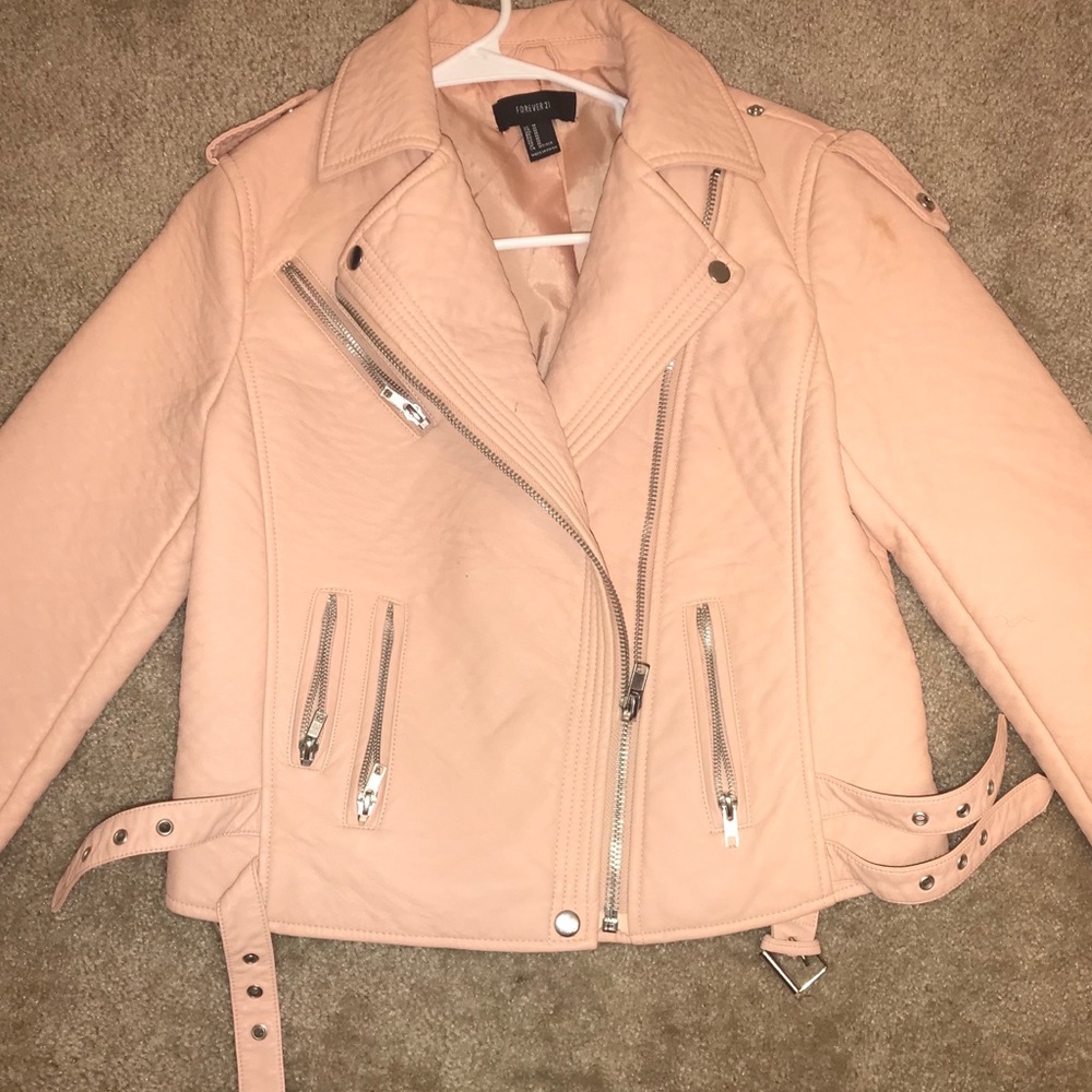 Faux Leather Jacket